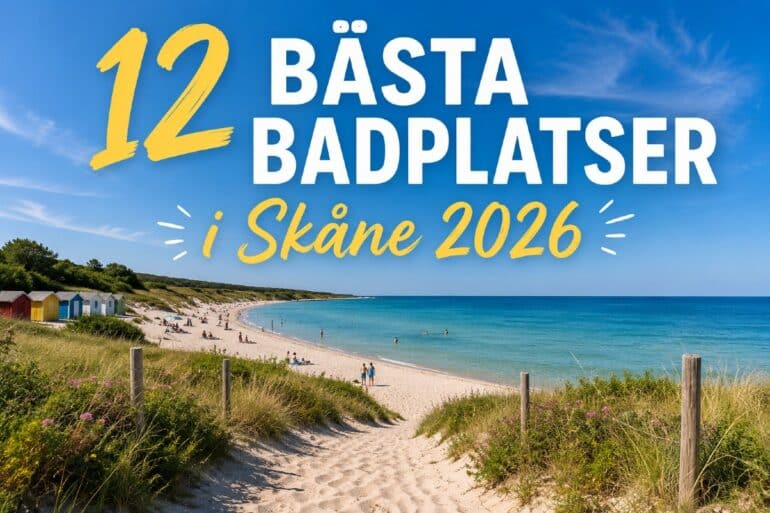12 bästa badplatser i Skåne 2026 – perfekta för barn