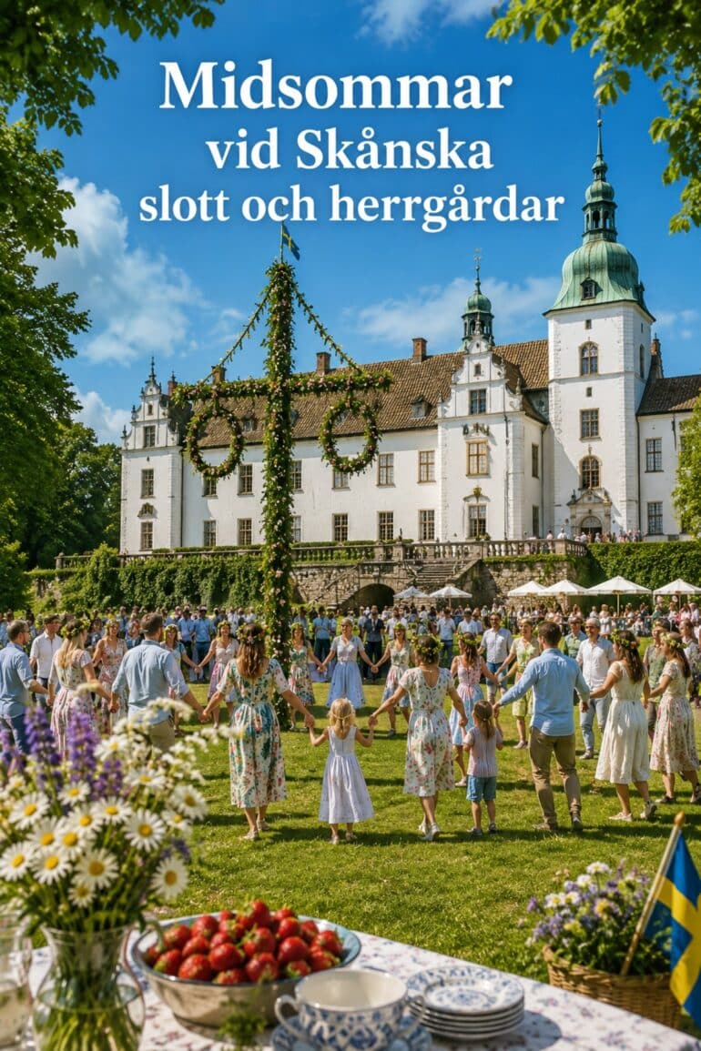 Midsommar vid Skånska slott