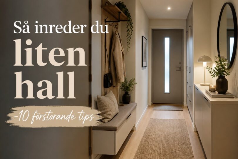 inreda en liten hall tips