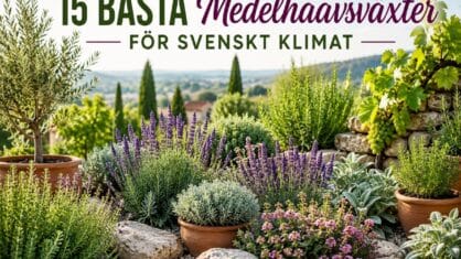 Vilka medelhavsväxter tål svensk vinter? 15 bästa val