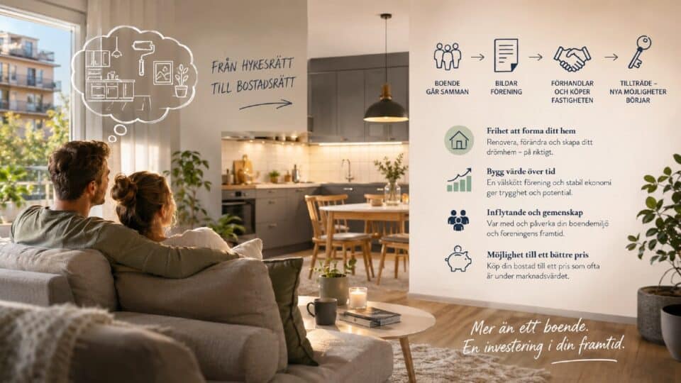 hyresrätt blir bostadsrätt
