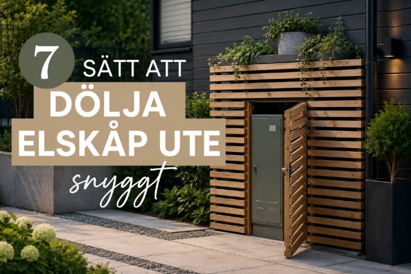 Dölja elskåp ute