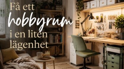 Hur skapar man ett hobbyrum i en lägenhet?