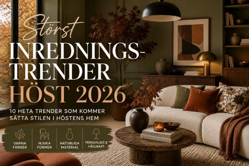 inredningstrender höst 2026