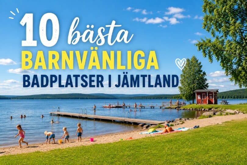 bästa badplatser i Jämtland