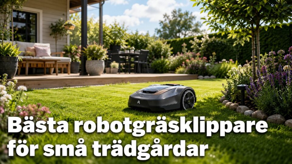 Bästa robotgräsklippare för liten tomt