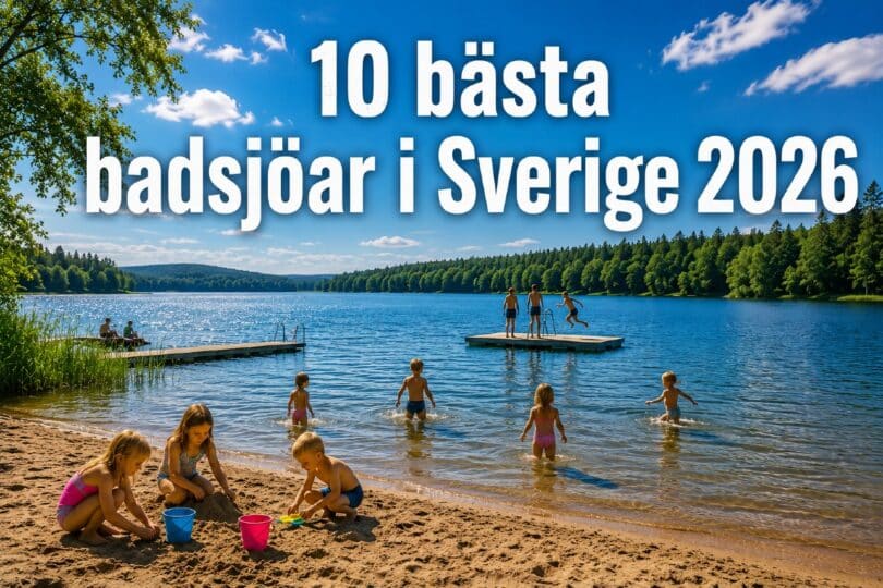 bästa badsjöar sverige