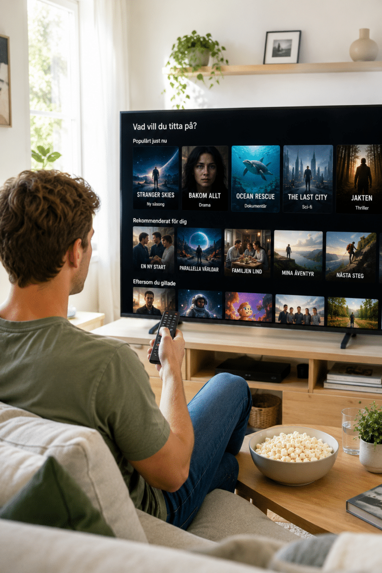 välja film med rekommendationssystem