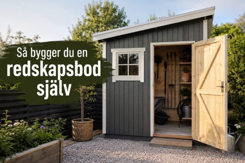 Bygga redskapsbod själv