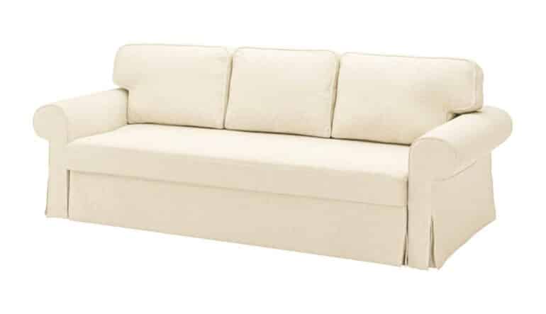 VRETSTORP 3-sits bäddsoffa, Kilanda ljusbeige