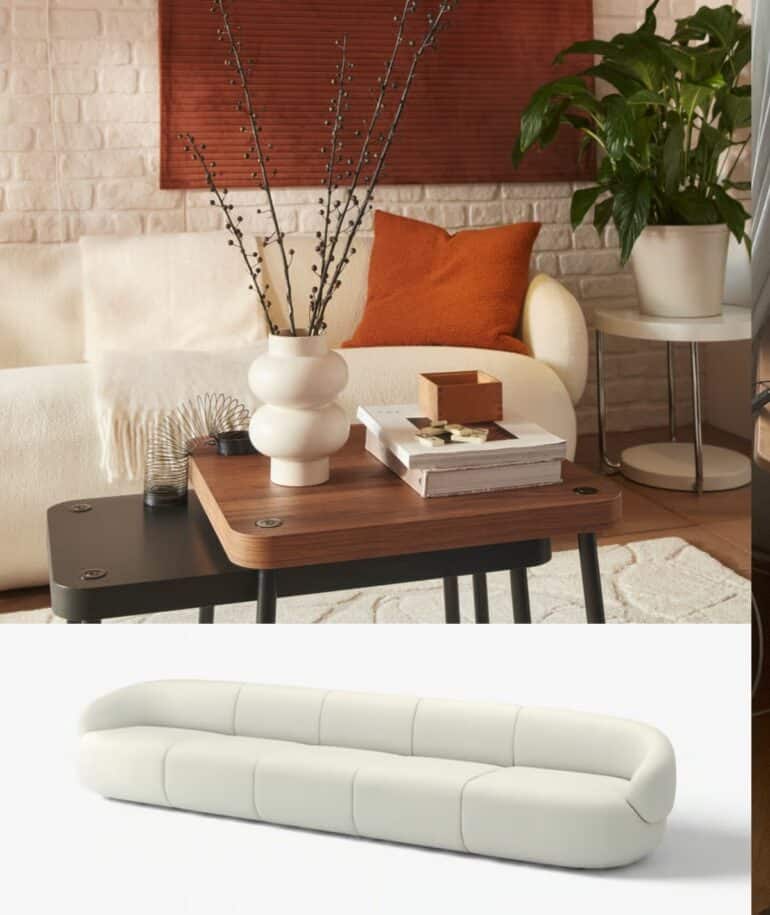 LILLESÄTER 6-sitsig soffa, Axvall off-white ikea