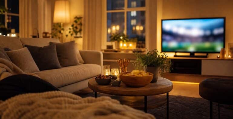 mysig sportkvall hemma tips