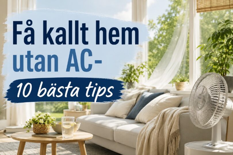 svalt hemma utan AC