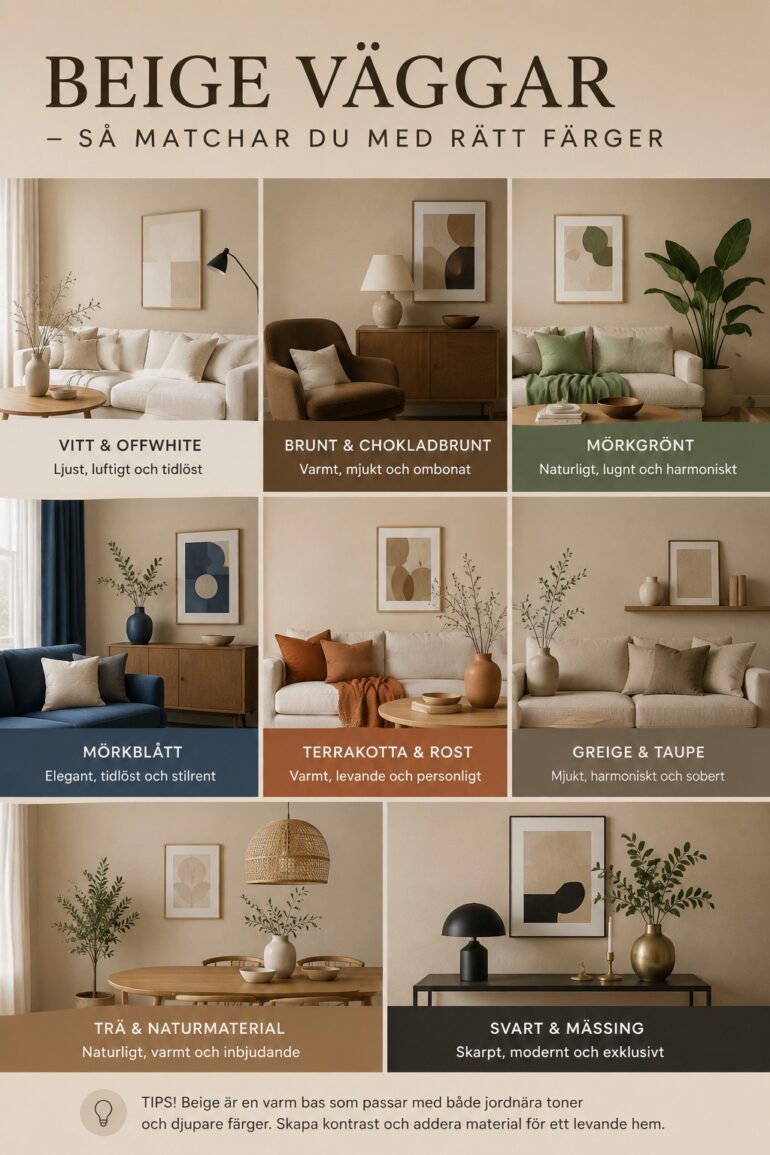 matcha beige väggfärg rätt