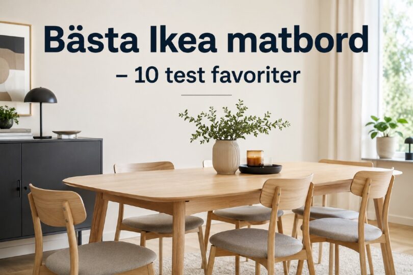 Vilka IKEA-matbord är bäst
