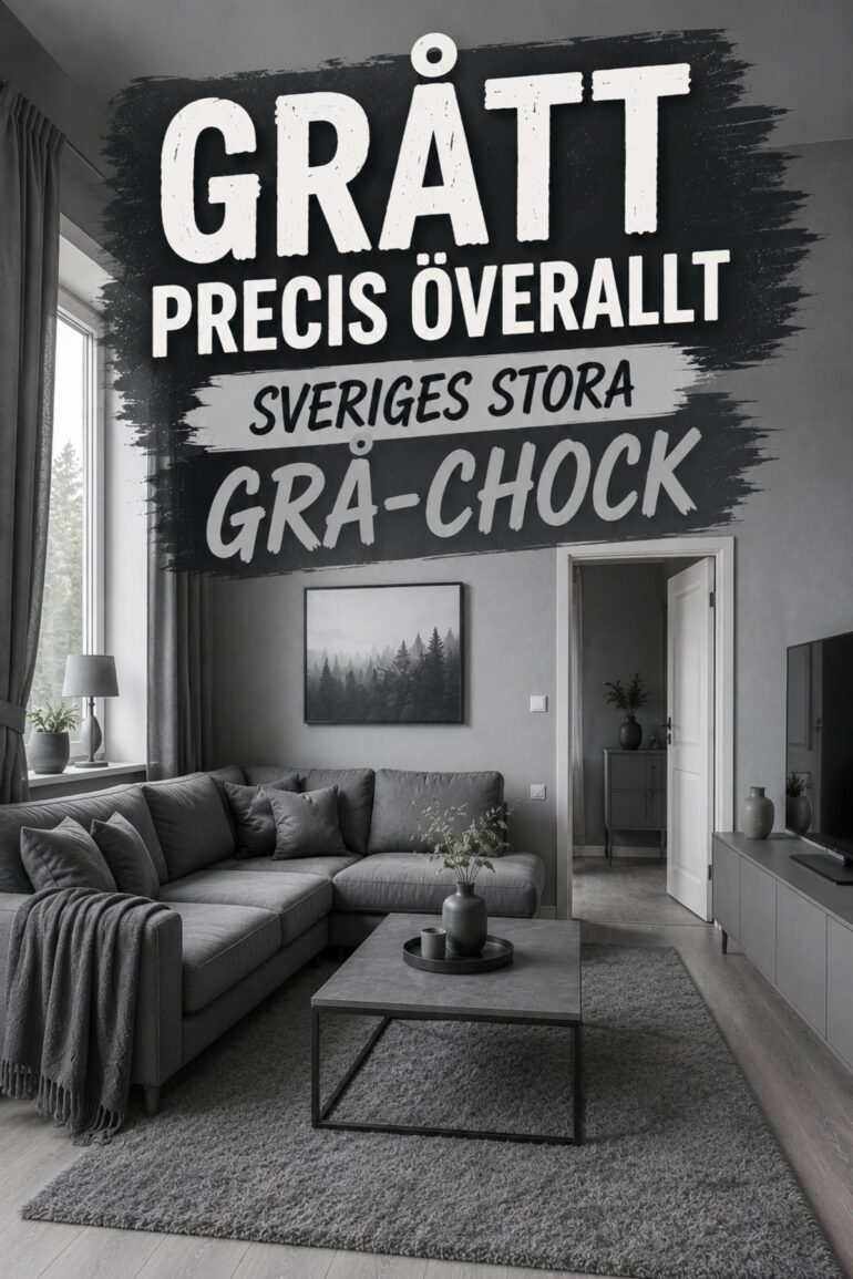 Grå väggar trend miss