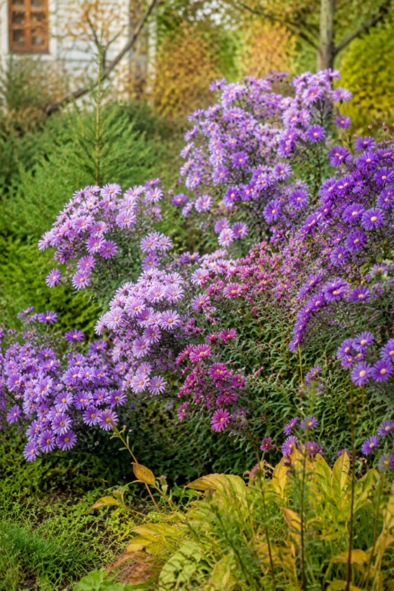 Höstaster plantera höst