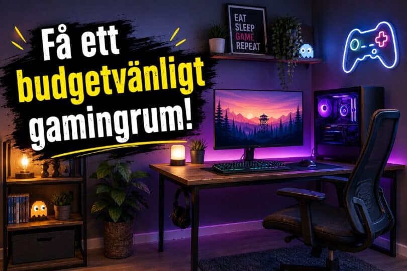 skapa ett gamingrum billigt