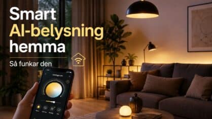 Hur fungerar AI-belysning hemma? Nya smarta lampor