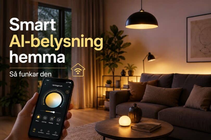 AI-belysning hemma
