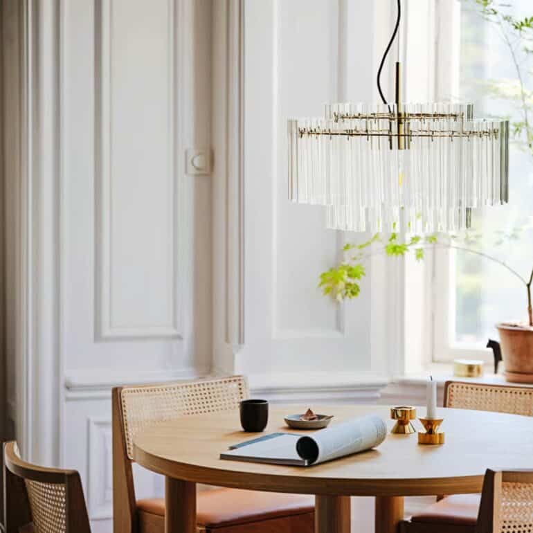 STOCKHOLM 2025 Taklampa, glas/förmässingad