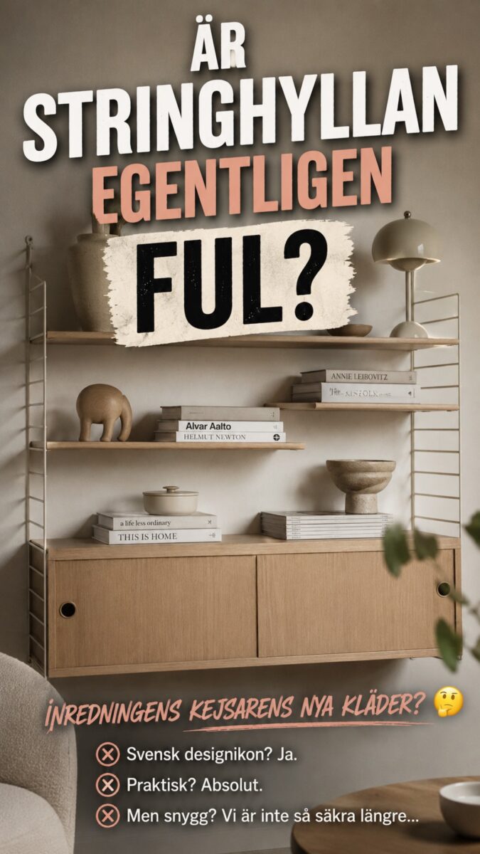 Stringhyllan är ful