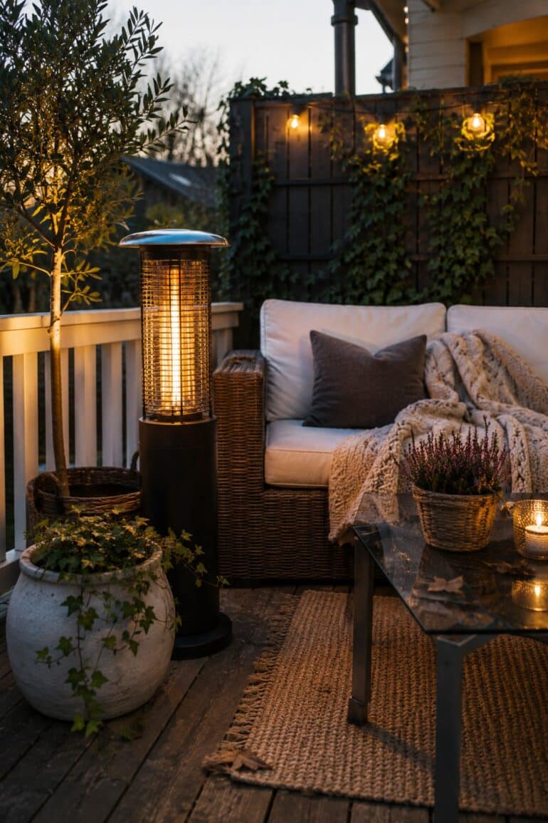Uteplats värme inspo