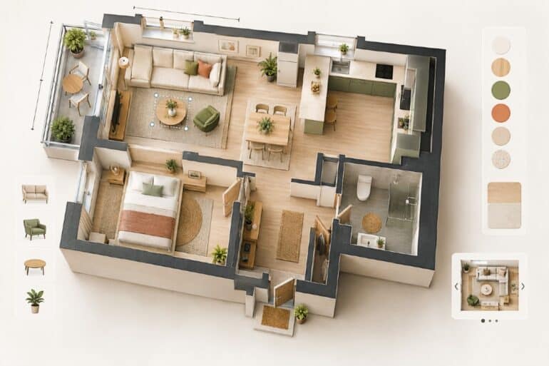 Ai inredning planering
