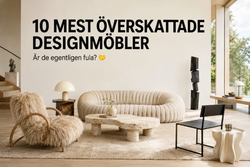 Designmöbler överskattade