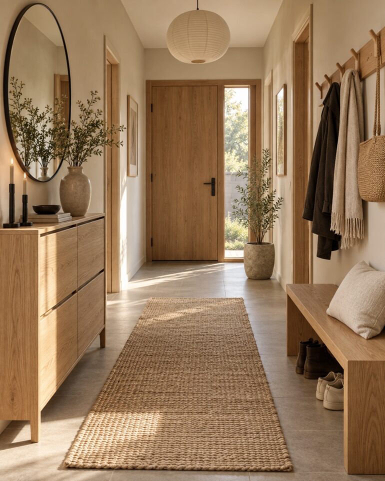 Ek inredning beige vägg