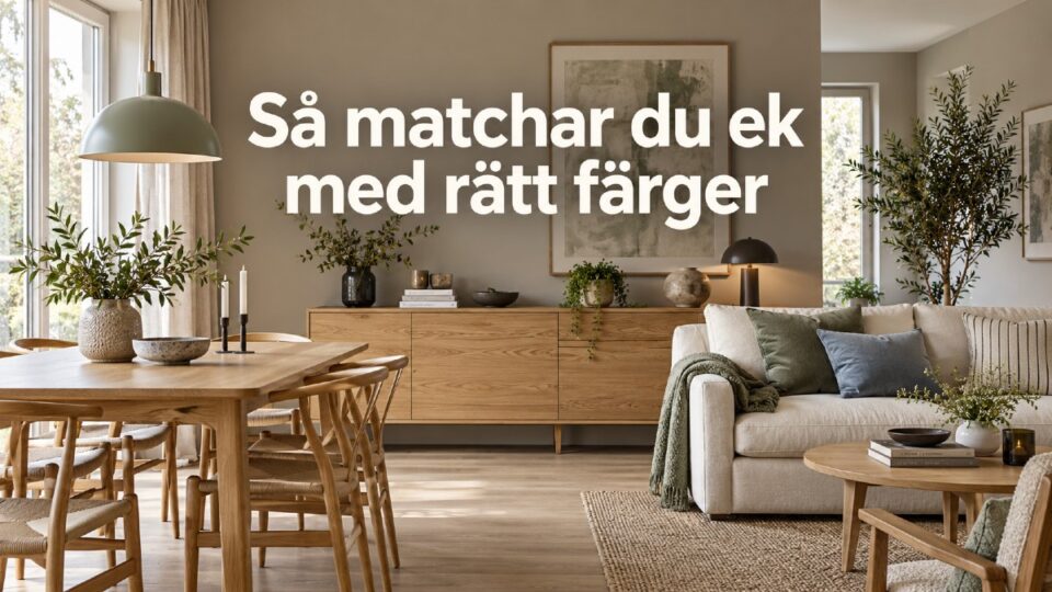 Ek med andra färger
