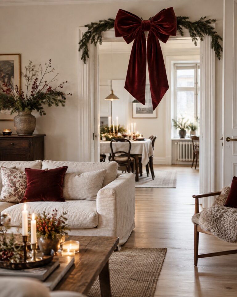 Julrosett stor julpynt