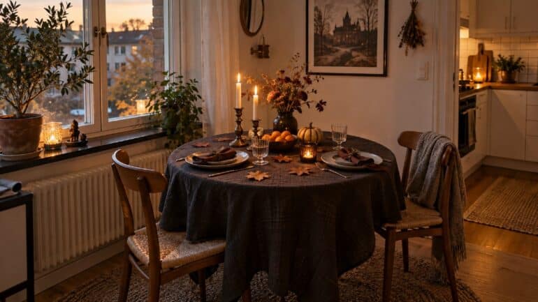Litet halloweenbord