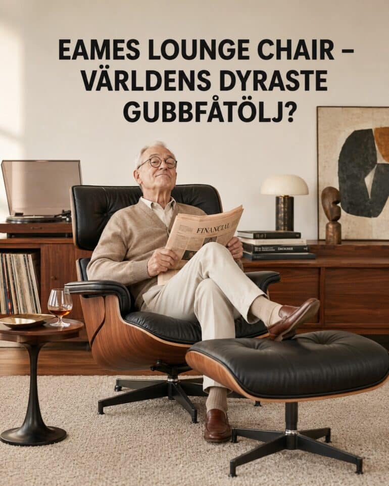 eames designstol brun