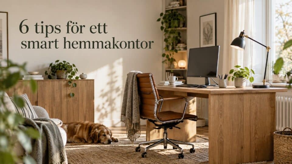 Smart hemmakontor tips