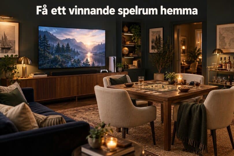 Spelrum hemma