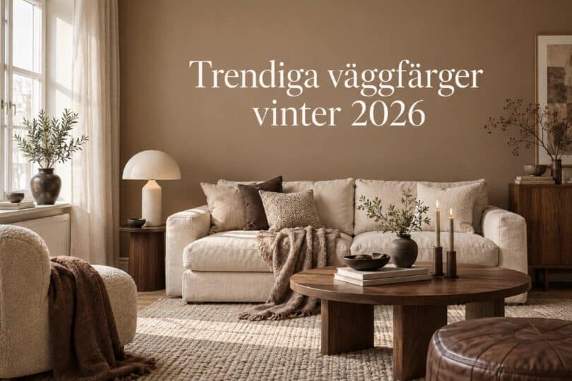 Trendiga väggfärger