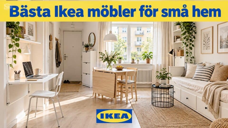 Bästa ikea möbler små hem
