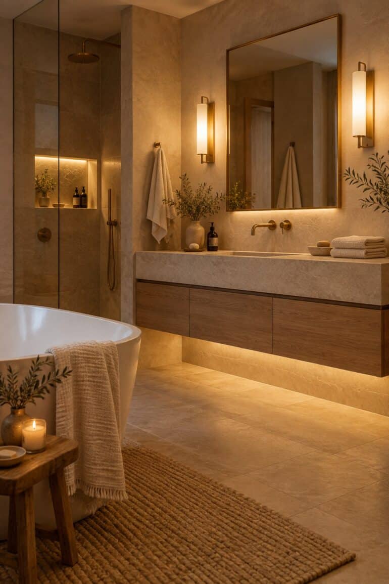 Belysning hemmaspa