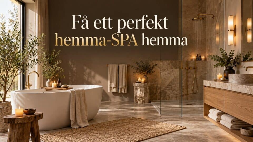 Hemma spa tips