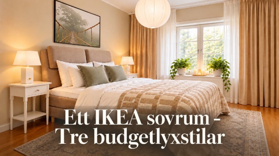 Ikea sovrum styling