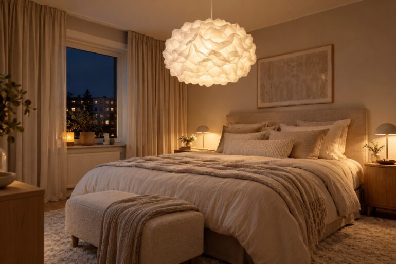 Ikea taklampa sovrum